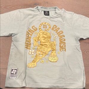 Overtime Kids Green Tiger Graphic T-Shirt